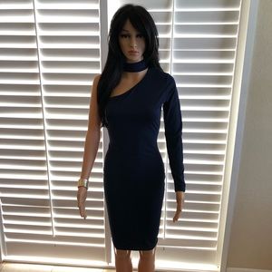 Blue tight sexy dress size small